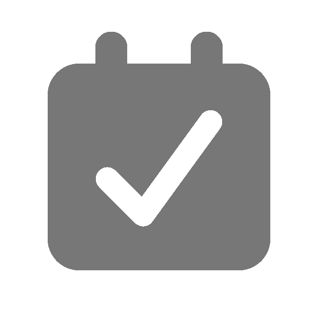 calendar with check icon